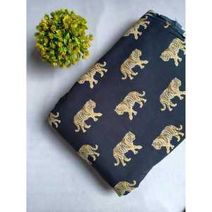 70 CM JBRJF2-63-PC1 prédécoupé Style africain coton tissu fil peigné tissé tapisserie d'ameublement artisanat Jeans sac literie jouet 150gsm Tulsi - Product Image 1