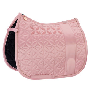 Euro Cavall 2025最新デザインパールローズマットグロス大きな正方形サドルパッド馬製品 - Product Image 1