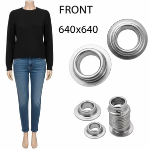 Ojetes Metálicos Sin Níquel, Duraderos y Resistentes a la Corrosión, Accesorios para Prendas, Zapatos, Bolsos, Chaquetas, Sudaderas, Suministros para Manualidades - Product Image 3