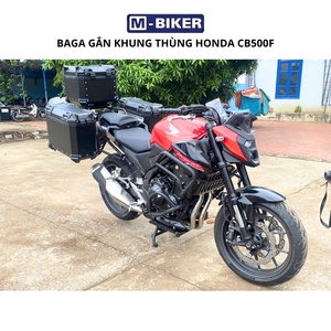 แร็คท้ายอะลูมิเนียมสำหรับรถมอเตอร์ไซค์ Honda CB500F พร้อมกระเป๋าท้ายสำหรับติดตั้งบนกล่องท้ายสำหรับ Honda 500F - Product Image 6