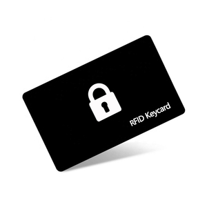Tarjeta de llave de lámina de PVC negra personalizada para Mifare, Chip RFID ultraligero, artesanía dorada para habitaciones de Hotel, comunicación NFC de frecuencia de 13,56 MHz - Product Image 6