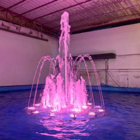 Fontaine musicale de luxe sur mesure, étanche IP68, programmable, pour centre commercial, hôtel
