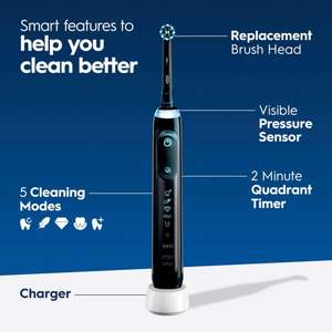 Cepillo de Dientes Eléctrico Recargable Oral-B Smart Clean 360, Paquete de 2 - Product Image 4