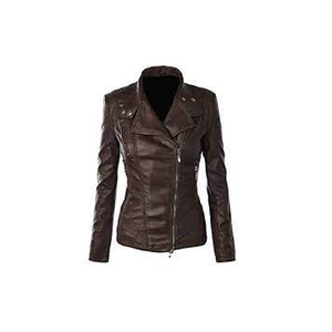 Chaqueta de cuero negro/marrón para mujer, superventas, de calidad superior, última llegada, 2025 - Product Image 3