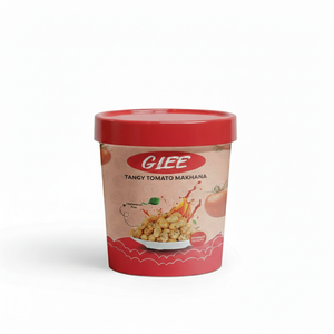Tangy Tomato Makhana Spicy Flavor Hard Texture Low-Fat Paper <b>Box</b> 30g Roasted Fox Nuts Ready to Eat Crunchy Healthy Snack - Product Image 1