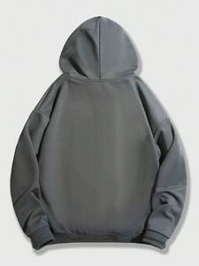 Sweat à capuche imprimé personnalisé vintage pour hommes respirant confortable coton polaire/polyester pull fermeture éclair hiver style brodé - Product Image 6