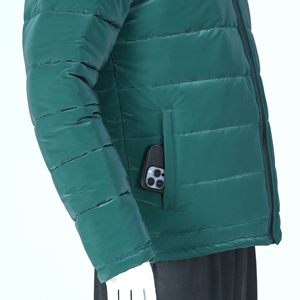 Chaqueta Acolchada con Capucha para Hombre de Kent Trading Company, Chaqueta de Invierno Gruesa con Relleno de Algodón, Resistente al Viento, Corte Regular, Ropa Casual para Exteriores - Product Image 5