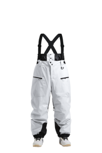 Pantalon de ski et snowboard unisexe GSOU SNOW imperméable 15 000 mm coupe-vent 100 % polyester coupe ample avec bretelles amovibles pour sports d'hiver - Product Image 2