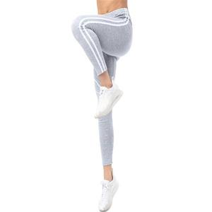 Pantalones de Yoga de diseño simple Servicio OEM Leggings personalizados Etiqueta propia Leggings deportivos de cintura alta Mujeres Fitness - Product Image 4
