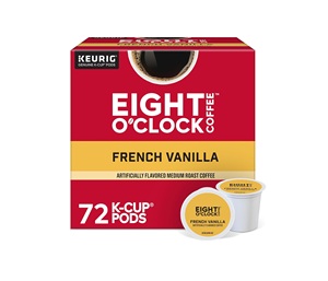 กาแฟเอทโอค'คลอค รสเฟรนช์วานิลลา แบบแคปซูล K-Cup สำหรับชงเดี่ยว คั่วระดับกลาง บรรจุ 72 แคปซูล - Product Image 1