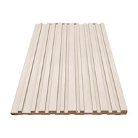 Panel de Pared Decorativo Acanalado Impermeable Grado E0 B1 S165, Longitud Personalizada de 3m para Proyectos de Diseño de Interiores Modernos