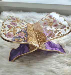 Soporte de Corán Redondo con Diseño de Animal, Hecho a Mano, con Tacto Real, Personalizado con Pétalos de Rosa - Product Image 3