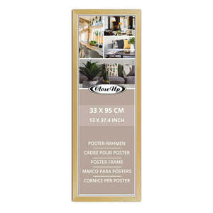 Light Beechwood MDF Photo <b>Frame</b> 33 X 95 cm Classical Simple Style with Glass Front for Photos DIY Enhanced Painting Technology - Product Image 1