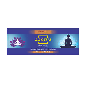 Patanjali Aastha Agarbatti Shanti - 25 Gm - Product Image 4