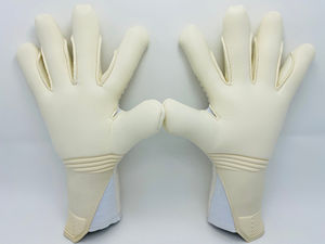 2024 gants de gardien de but de haute qualité pas cher prix gants de protection des doigts extensibles pour hommes et femmes gants de couleur blanche - Product Image 6