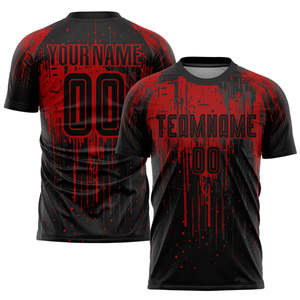 Maillot de football personnalisé de qualité supérieure, léger, à séchage rapide, respirant, unisexe, pour adultes, vêtements de sport pour clubs et ligues amateur - Product Image 6