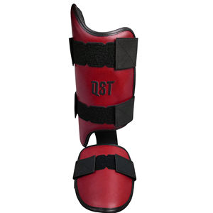 Nuevas Espinilleras de Béisbol de Cuero Suave con Diseño de Tendencia, Protección Profesional, Duraderas, Transpirables, con Cierre de Gancho y Bucle - Product Image 1