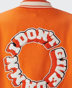 Premium Varsity Jacket Men Custom Logo Embroidered Letterman Jacket - Product Image 6