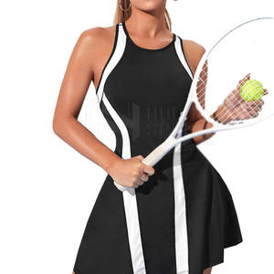 Uniforme de tenis profesional de diseño personalizado 100% poliéster ligero y transpirable hecho para jugadores - Product Image 1