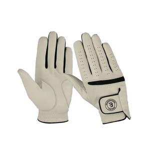 Guantes de Golf de Piel de Oveja Cabretta de Alta Calidad para Mano Izquierda, Cuero Genuino BIX INTERNATIONAL BI-101, Antideslizantes, Impermeables, con Logotipo Personalizado - Product Image 1