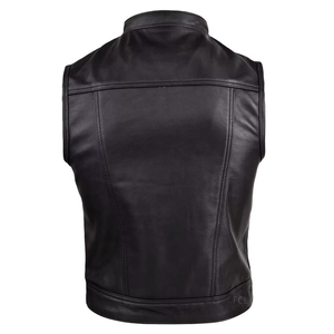 Fabricants et fournisseurs Gilet en cuir véritable pour homme Respirant Service OEM Vêtement d'extérieur pour moto d'hiver Mode Fabriqué au Pakistan - Product Image 6