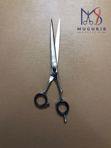 Professional <b>Barber</b> Scissors Stainless Steel Straight <b>Blade</b> Unique Design - Product Image 5