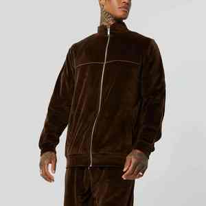 ชุดเซ็ตเสื้อผ้าฝ้ายฟลีซคุณภาพสูง 100% แบบสองชิ้น ชุดวอร์มโอเวอร์ไซส์ เสื้อสเวตเชิ้ตผู้ชายแบบสั่งทำ ชุดวอร์มดีไซน์เรียบง่าย - Product Image 6