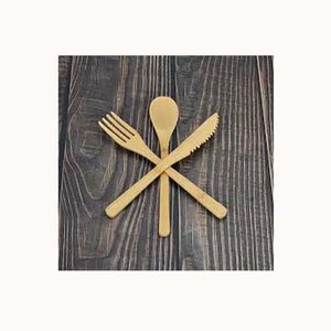 Cuillère en bois fourchette couteau avec conception Simple trou de suspension fin poignée cuillère ensemble couverts ensembles spatule en bois louche ensembles - Product Image 6