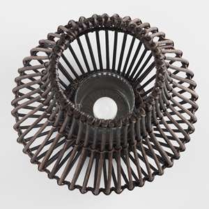 Vente en gros de lanterne en rotin naturel Bougeoir en osier Intérieur Extérieur Boho Lampe de table en rotin de bambou Décoration de maison - Product Image 5