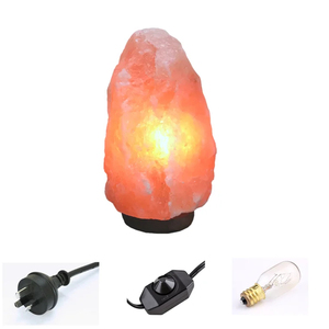 Lámpara de Sal del Himalaya Natural al por Mayor, 3-5 kg, Estilo Floral Tallado, Bellamente Hecha a Mano - Product Image 2