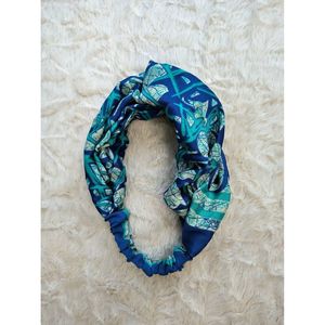 Boho-Stirnband Mit Knoten Vorne Handgefertigte Vintage-Seide Sari Haar-Accessoires Aus Recyceltem Material Ses Geschenk Fr - Product Image 2