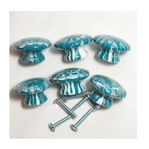 Perilla de puerta de madera y resina ecológica bellamente elaborada, artesanía de madera Natural de alta calidad, elementos de resina, producto de madera de Bambú - Product Image 1