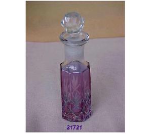 Vente chaude bouteille de parfum en verre solide la plus demandée bouteille de parfum en verre de couleur violette - Product Image 1