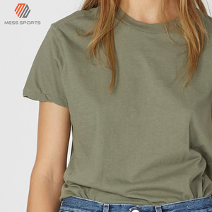 เสื้อยืดผ้าฝ้ายผู้หญิง – คอลเลกชันฤดูร้อน เสื้อยืดพิมพ์ลายโลโก้แบบกำหนดเอง แขนสั้น - Product Image 6