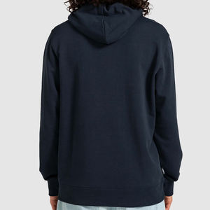 Sweat à capuche pour homme, gris chiné, ourlet arrondi, cordon de serrage, poche kangourou, streetwear décontracté, vêtements d'extérieur - Product Image 2