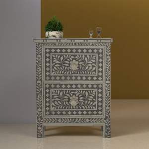 โต๊ะกาแฟฝังกระดูกแท้7ลิ้นชักสำหรับห้องรับประทานอาหาร GM impex ตู้ฝังกระดูกสำหรับห้องนั่งเล่นดีไซน์ทันสมัย - Product Image 6