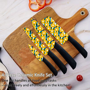 Couteau de chef en céramique directement de l'usine avec manche en plastique, tranchant pour la cuisine quotidienne, design ambidextre, livraison gratuite - Product Image 5