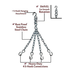 Saco de Boxeo 2026 para Entrenamiento - Equipo Profesional de Gimnasio y Fitness - Saco Pesado de MMA en Varios Colores - Product Image 3