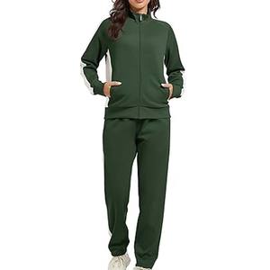 Mujeres por encargo al por mayor Activewear impreso chándal para Fitness y nuevo estilo personalizado diseño superior su chándal mujeres a granel - Product Image 1