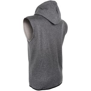 Hombres sin mangas Camisa con capucha cremallera tipo sudadera/Hombres Sudadera con capucha Entrenamiento Tank Tops Camisa con capucha sin mangas Sudaderas con capucha - Product Image 5