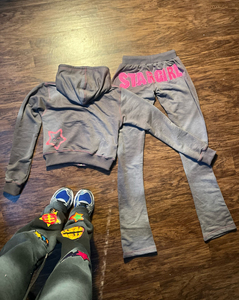 ชุดวอร์มมีฮู้ดสำหรับผู้ชายกางเกงวอร์มมีซิปสกรีนลายปักติดโลโก้ออกแบบได้ตามต้องการ - Product Image 3