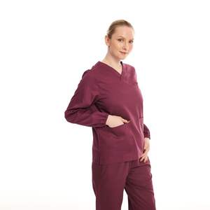 Uniformes Médicos Transpirables y Ecológicos para Mujer, Sublimados, con Protección contra Agujas, Anti-Decoloración, Alta Durabilidad, Secado Rápido, Uniformes Cortos - Product Image 5