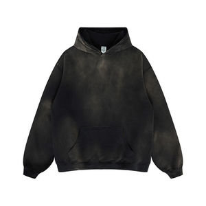 Sudadera con Capucha Personalizada para Hombre, Lavada con Ácido, 100% Algodón Grueso, Transpirable e Impermeable para Invierno, con Diseño Personalizable - Product Image 2