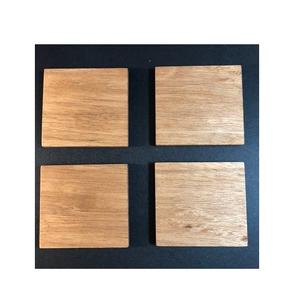 Posavasos de madera de acacia oscura, posavasos redondo cuadrado para bebidas - Product Image 5