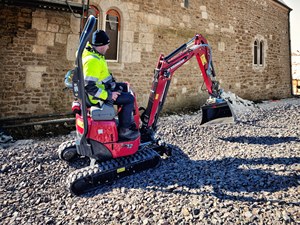 เครื่องขุดขนาดเล็ก VIO12-2A yanmar น้ำหนักการทำงาน1235 kg เครื่องยนต์ดีเซล9.2 KW หางเป็นศูนย์ขยายรางไฮดรอลิก1ปี - Product Image 4