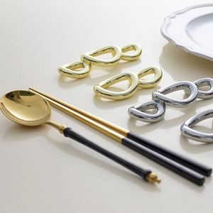 Top llegada de acero inoxidable palillos resto barco en forma de palillos cuchara cuchillo y tenedor cubertería estante adecuado para restaurante - Product Image 4