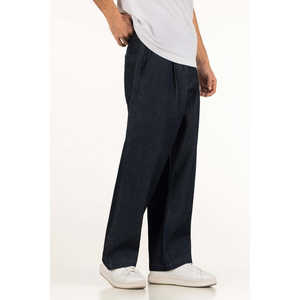 กางเกงยีนส์ทรงปกติ ผ้าฝ้าย 100% ล้างสีสไตล์วินเทจ ฮิปฮอป เอวต่ำ ลายปัก ดีไซน์สีเข้ม สำหรับฤดูหนาว - Product Image 6