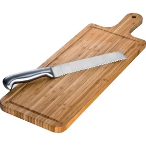 ELFRIEDE Tagliere in Bambù Personalizzato con Coltello, Gadget Personalizzati per Tagliere - Product Image 1