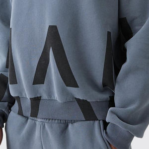 ชุดวอร์มผ้าฝ้ายโพลีเอสเตอร์สำหรับผู้ชายชุดวอร์มสำหรับผู้ชายดีไซน์โลโก้ตามสั่ง - Product Image 6