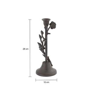 Portavelas Decorativo de Hierro Dorado, Lujoso y Único, Decoración Navideña para el Hogar, Elegante Soporte para Velas de Mesa para Sala de Estar - Product Image 6